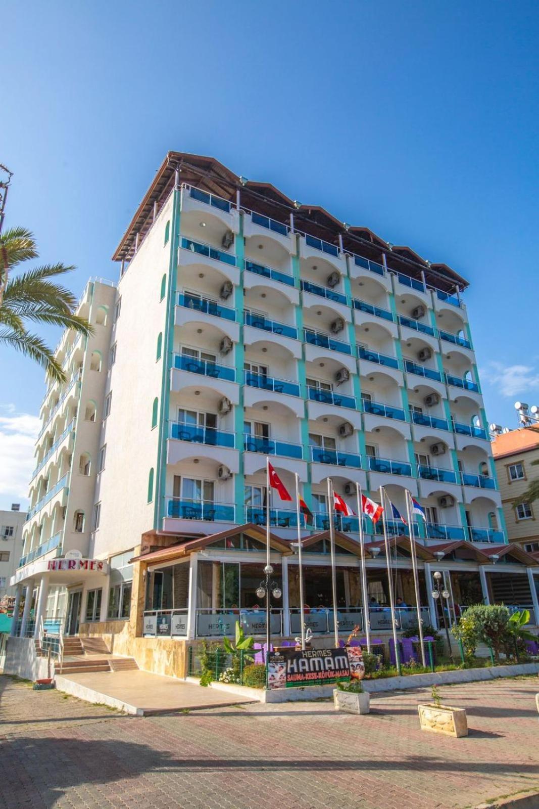 Grand Hermes Hotel Anamur Bagian luar foto